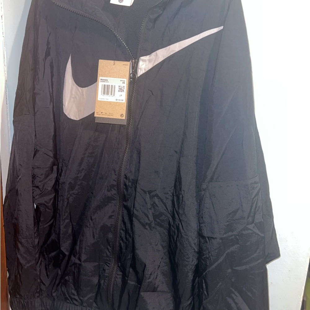 Nike Black Windbreaker Jacket & Pants